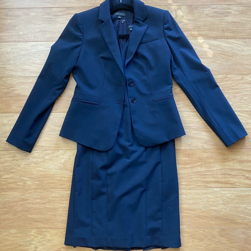 Ann Taylor suit jacket and dress